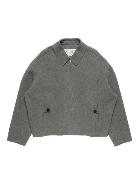 zip-up shirt jacket by ACNE STUDIOS