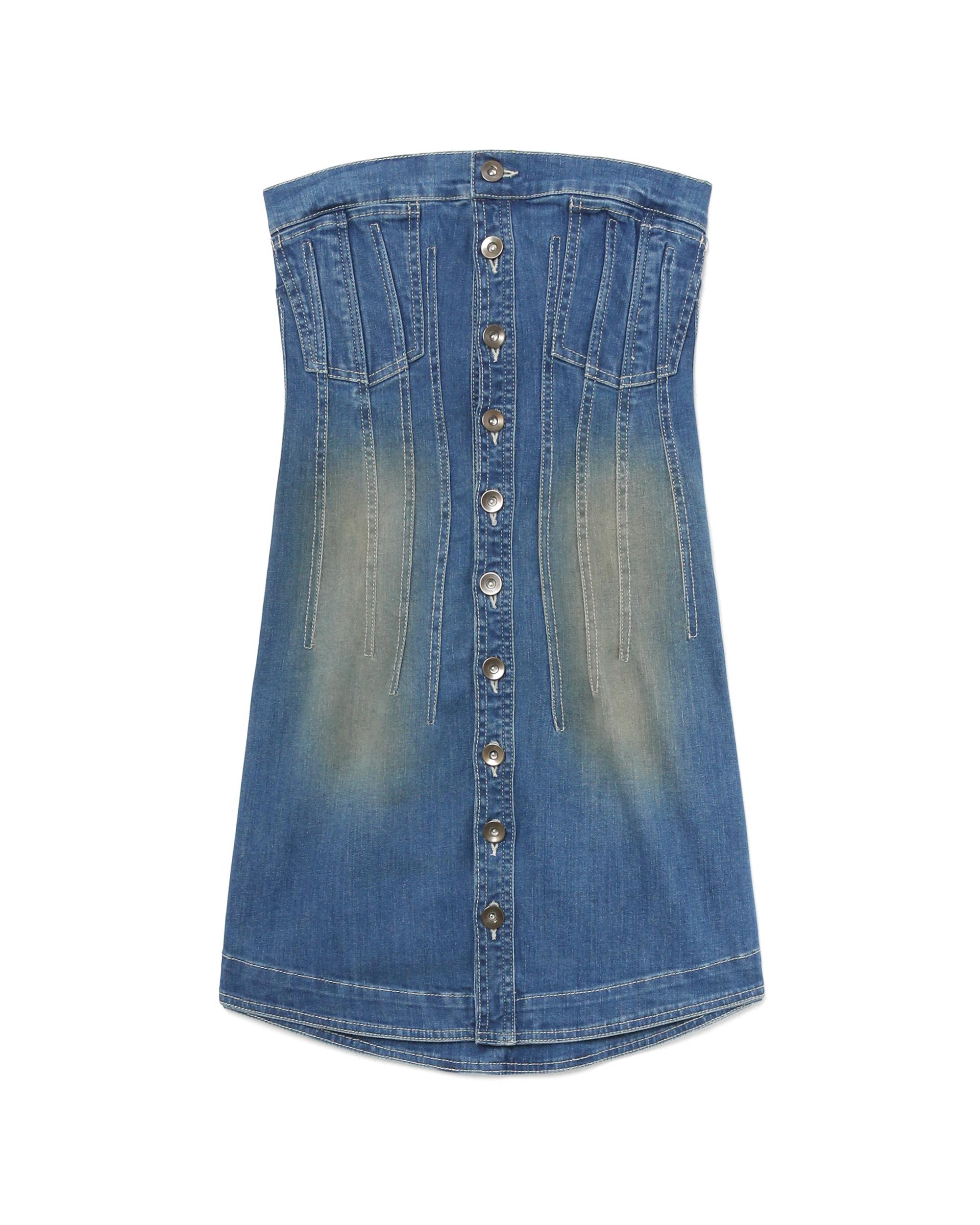 Denim mini bandeau dress by ACT N1