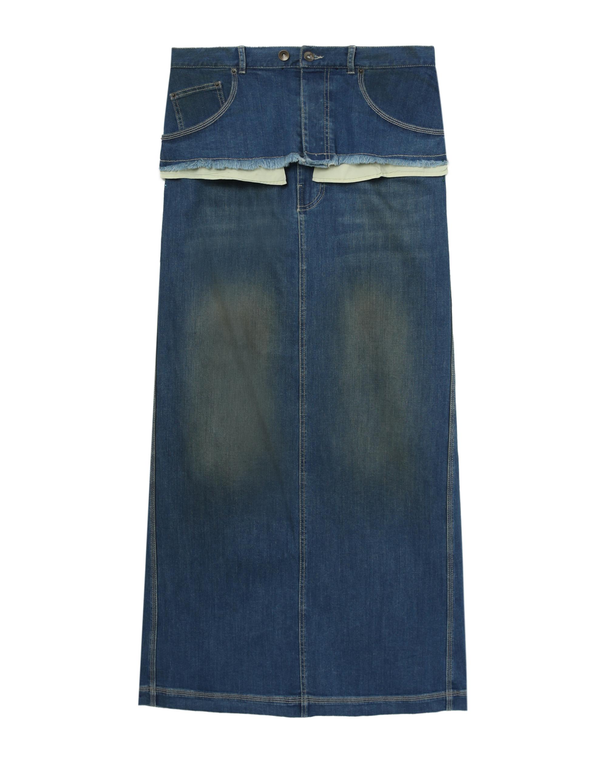 Washed denim skirt by ACT N1