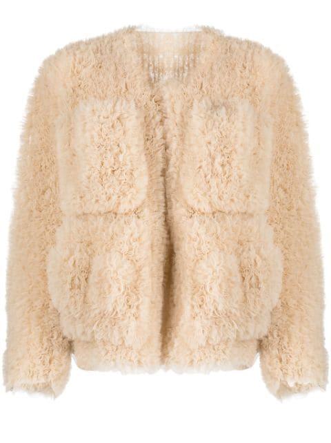 ruffled jacket by ACT NO1
