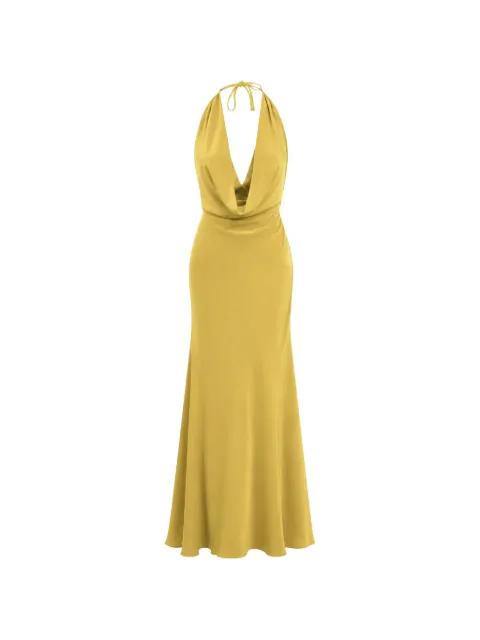 cowl-neck maxi dress by ACTUALEE