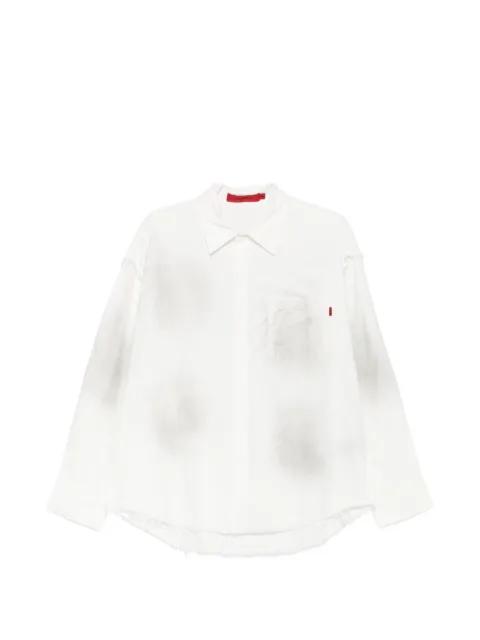 Painter frayed shirt by ACUPUNCTURE