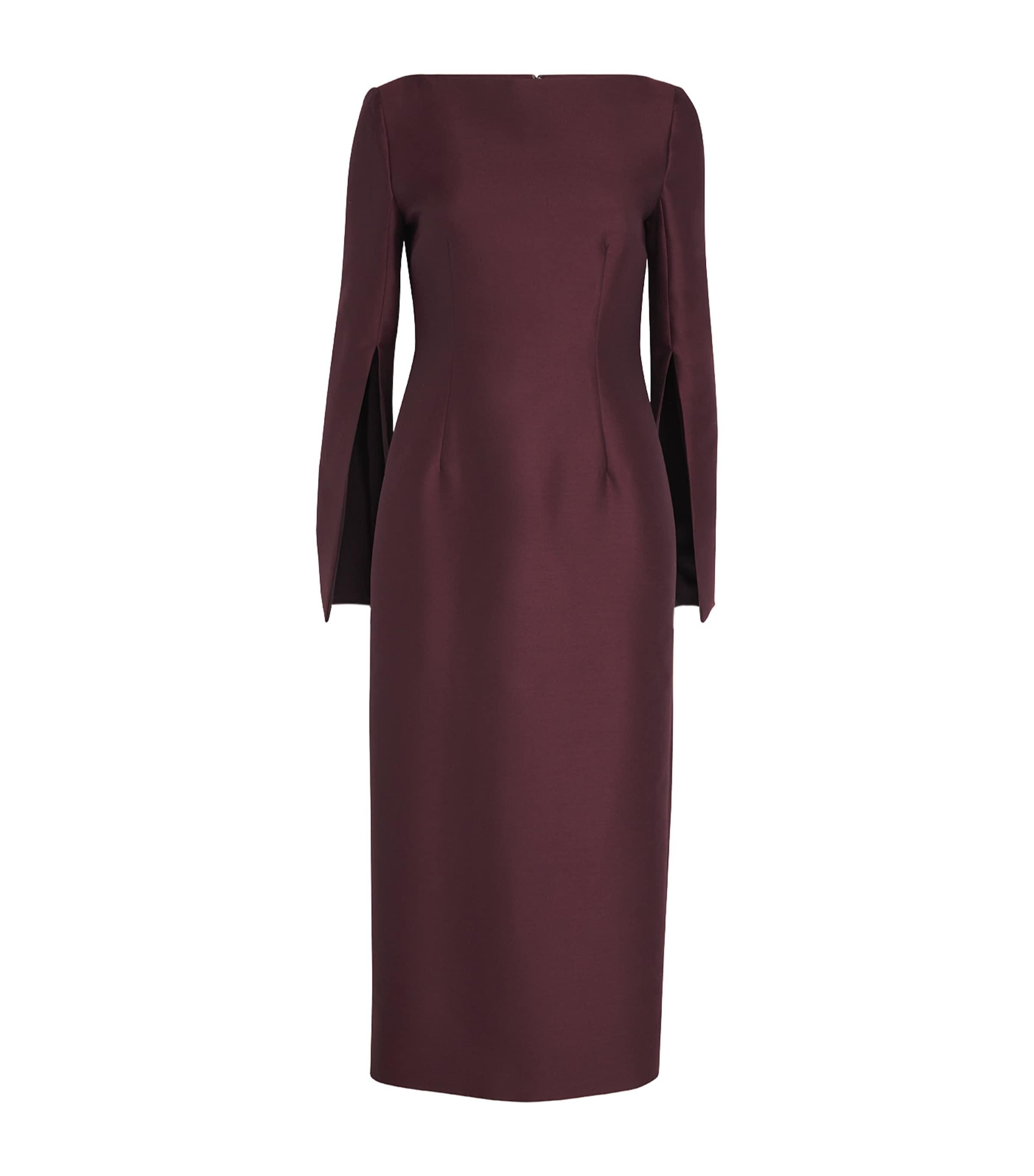 Adam Lippes Wool-Silk Talitha Midi Dress by ADAM LIPPES