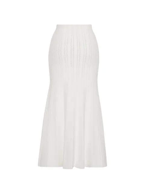 Lyra pointelle-knit midi skirt by ADAM LIPPES
