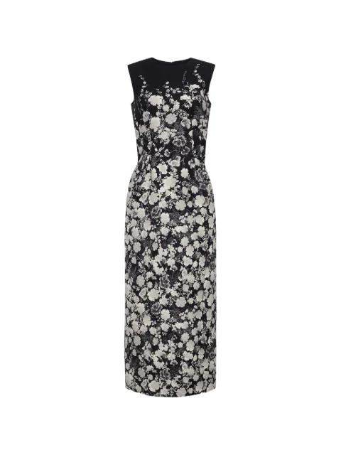 Ophelia floral-jacquard dress by ADAM LIPPES