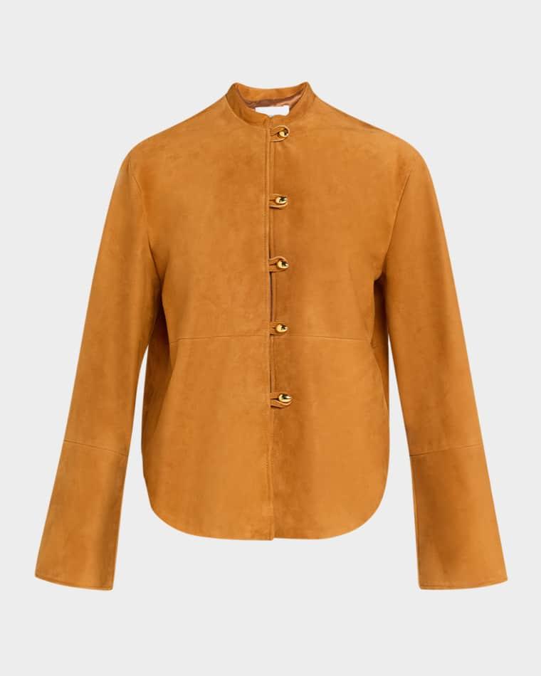 Rhys Jacket In Suede by ADAM LIPPES