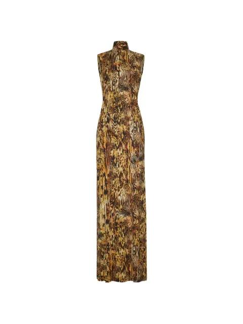 Theo abstract-print silk maxi dress by ADAM LIPPES