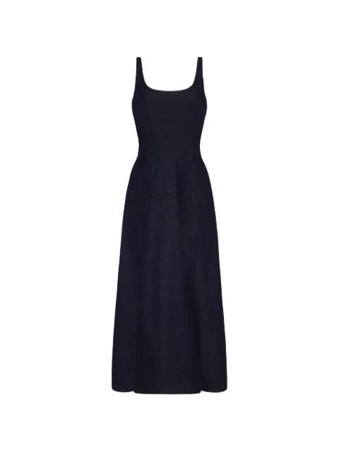 Veda panelled denim midi dress by ADAM LIPPES