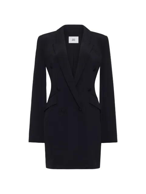double-breasted silk mini dress by ADAM LIPPES