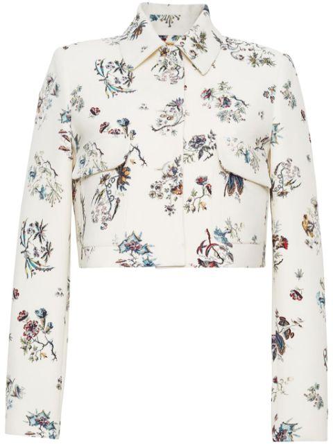 floral jacket by ADAM LIPPES