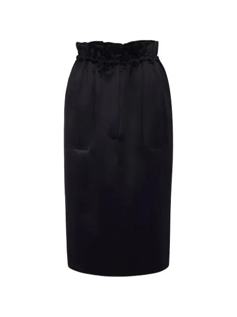 paper-bag-waist pencil skirt by ADAM LIPPES