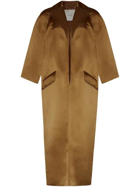 satin opera coat by ADAM LIPPES
