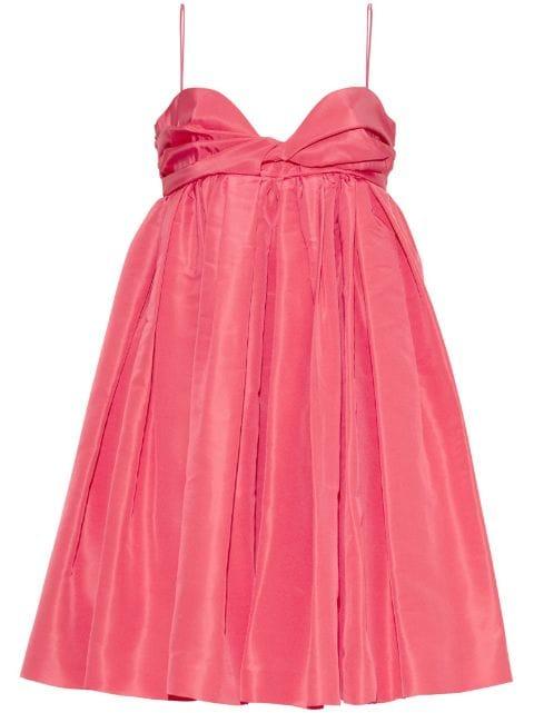 voluminous-skirt silk dress by ADAM LIPPES