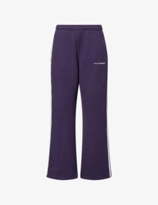 90s Sport Straight-Leg Cotton-Jersey Jogging Bottoms by ADANOLA