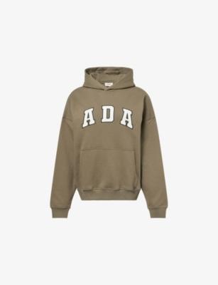 ADA Logo-Embroidered Oversized Cotton-Jersey Hoody by ADANOLA