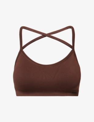 Classic Seamless Cross-Back Sports Bra by ADANOLA