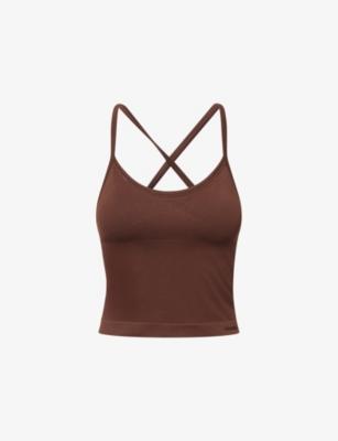 Classic Seamless Cross-Back Tank Top by ADANOLA