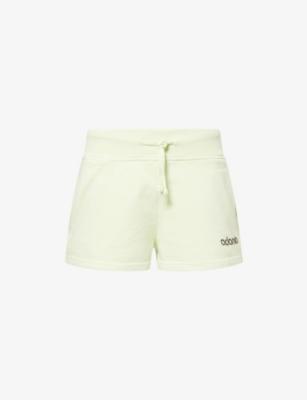 Cropped Logo-Print Cotton-Jersey Shorts by ADANOLA