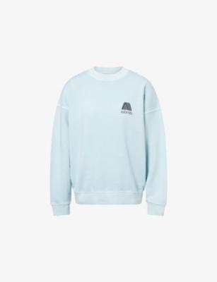 Echo Washed Oversized Cotton-Jersey Sweatshirt by ADANOLA