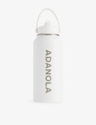 Embossed-Logo Top-Handle Stainless-Steel Water Bottle 950ml by ADANOLA