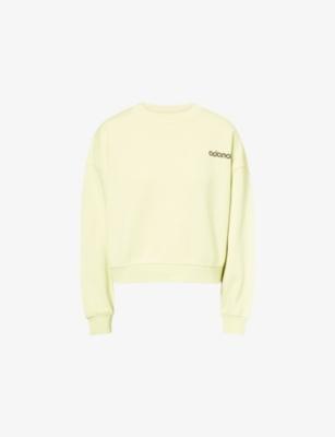 Logo-Print Relaxed-Fit Cotton Sweatshirt by ADANOLA