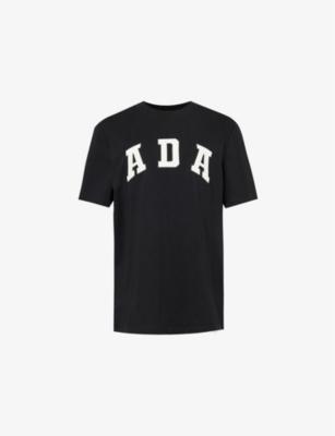 Logo-embroidered cotton-jersey T-shirt by ADANOLA