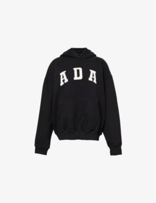Oversized-fit Logo-Embroidered Cotton Hoody by ADANOLA