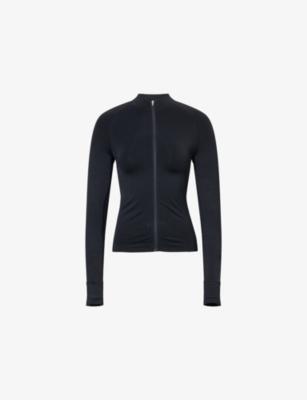 Seamless Zip-Up Workout Top by ADANOLA