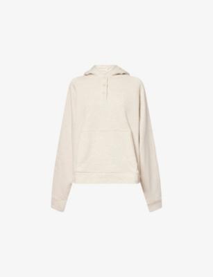 Signature Oversized Cotton-Fleece Hoody by ADANOLA