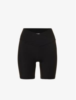 Ultimate Wrap-Over Crop Biker Shorts by ADANOLA