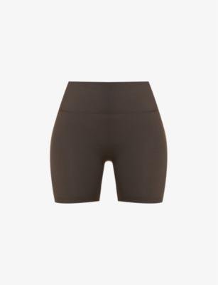 Ultimate high-rise stretch-woven shorts by ADANOLA