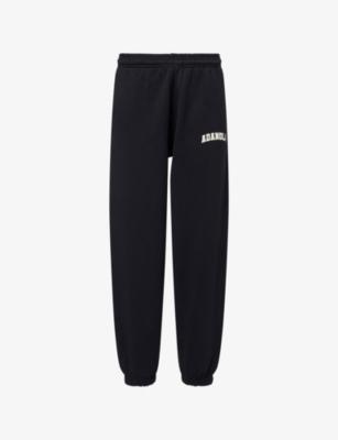 Varsity Cotton-Blend Jogging Bottoms by ADANOLA