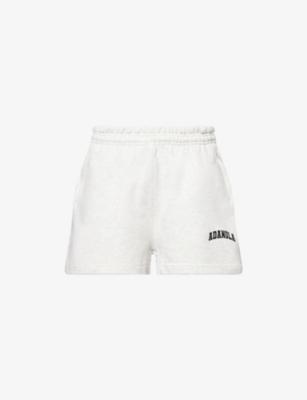 Varsity Drawstring Cotton-Jersey Shorts by ADANOLA