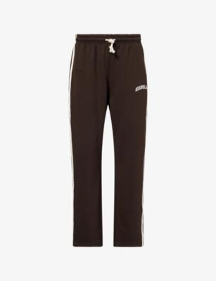 Varsity Loose-Fit Cotton-Blend Jogging Bottoms by ADANOLA