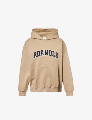 Varsity Oversized Cotton-Jersey Hoody by ADANOLA
