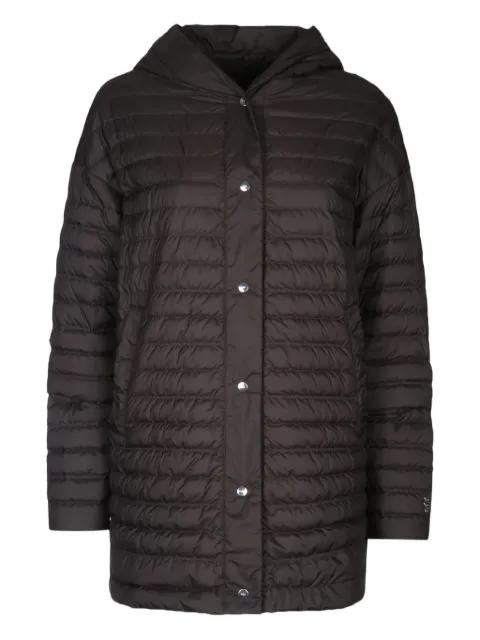 hoodied quilted coat by ADD