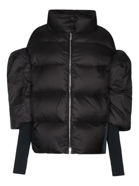 puff-sleeve quilted puffer jacket by ADD