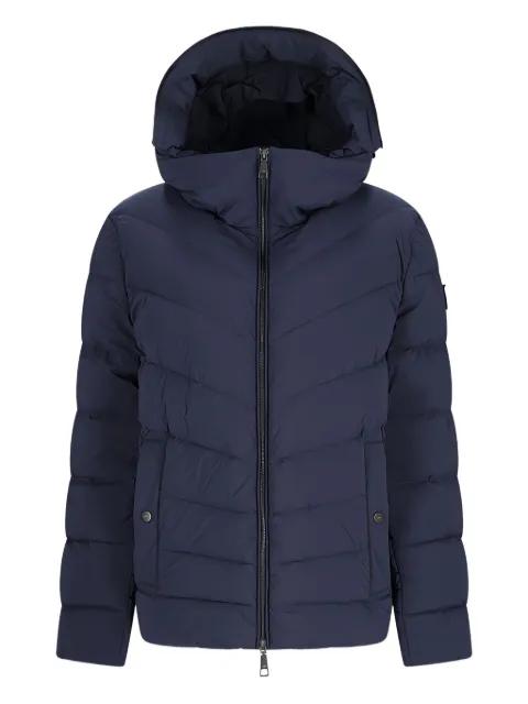 quilted hoodied jacket by ADD