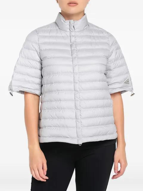 short-sleeve quilted jacket by ADD