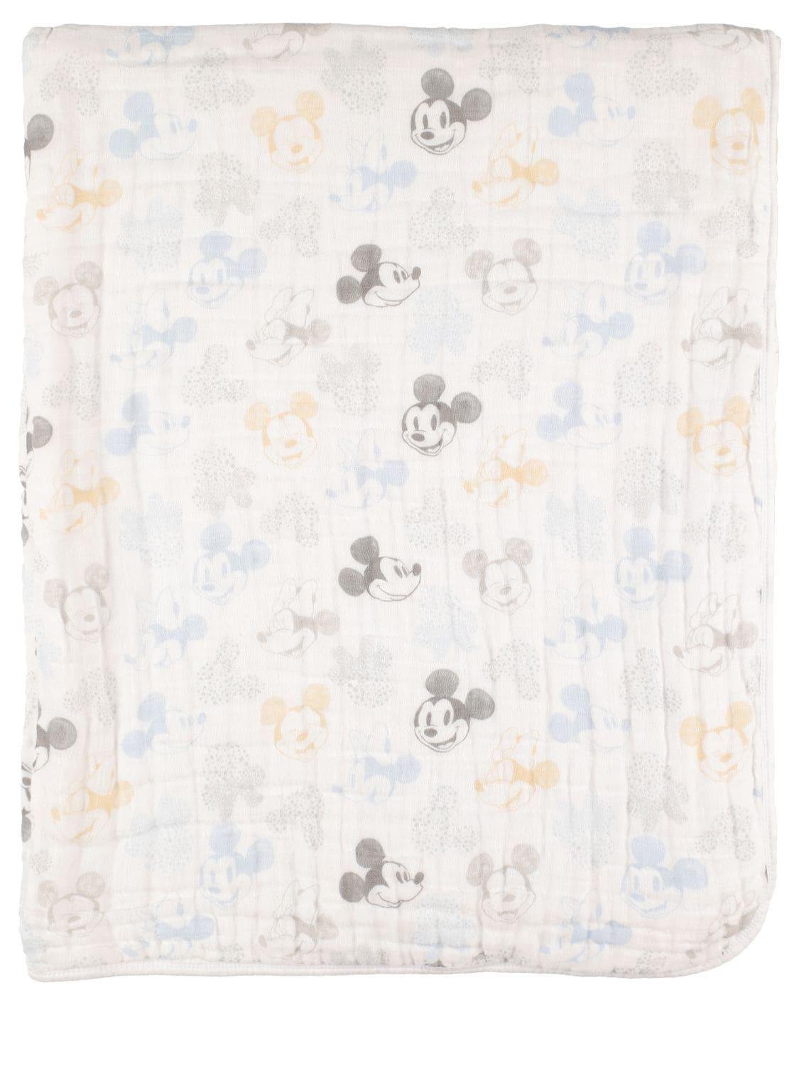Mickey & Minnie Mouse Cotton Blanket by ADEN + ANAIS