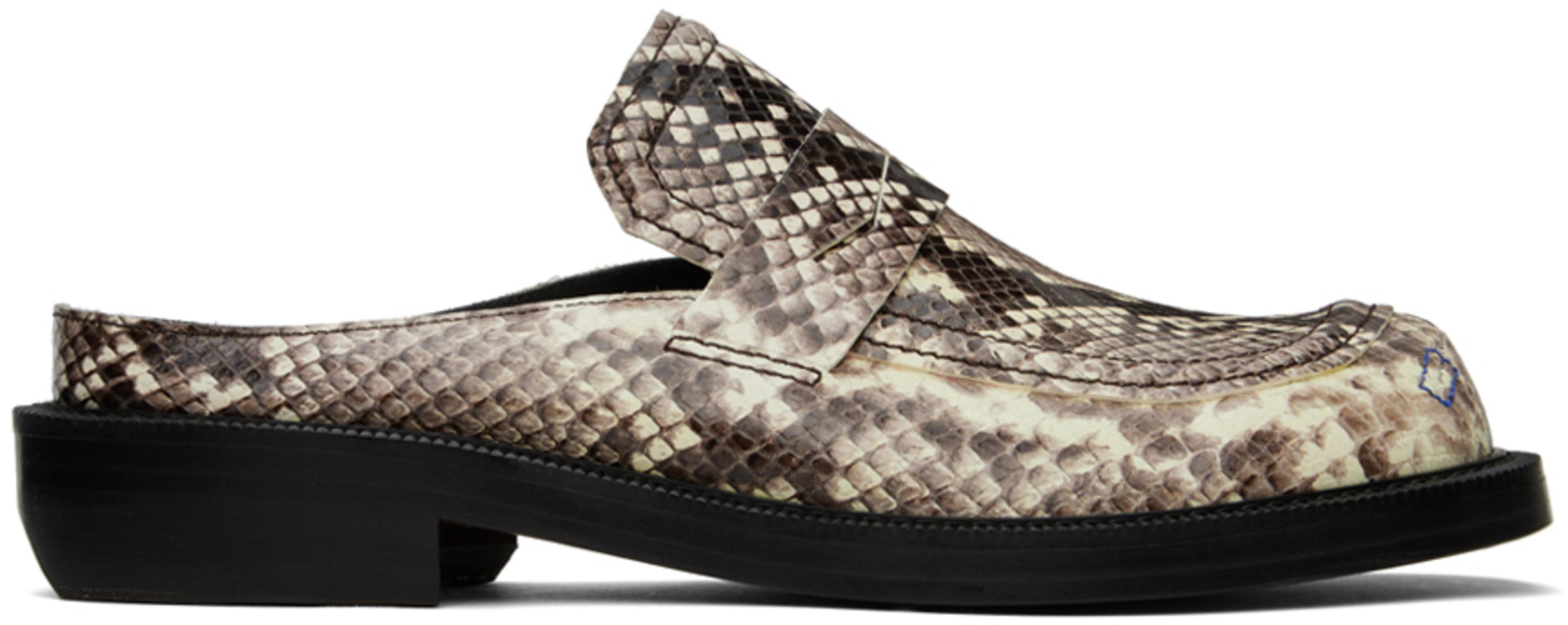 Brown Curve MU02 Slip-On Loafers by ADER ERROR
