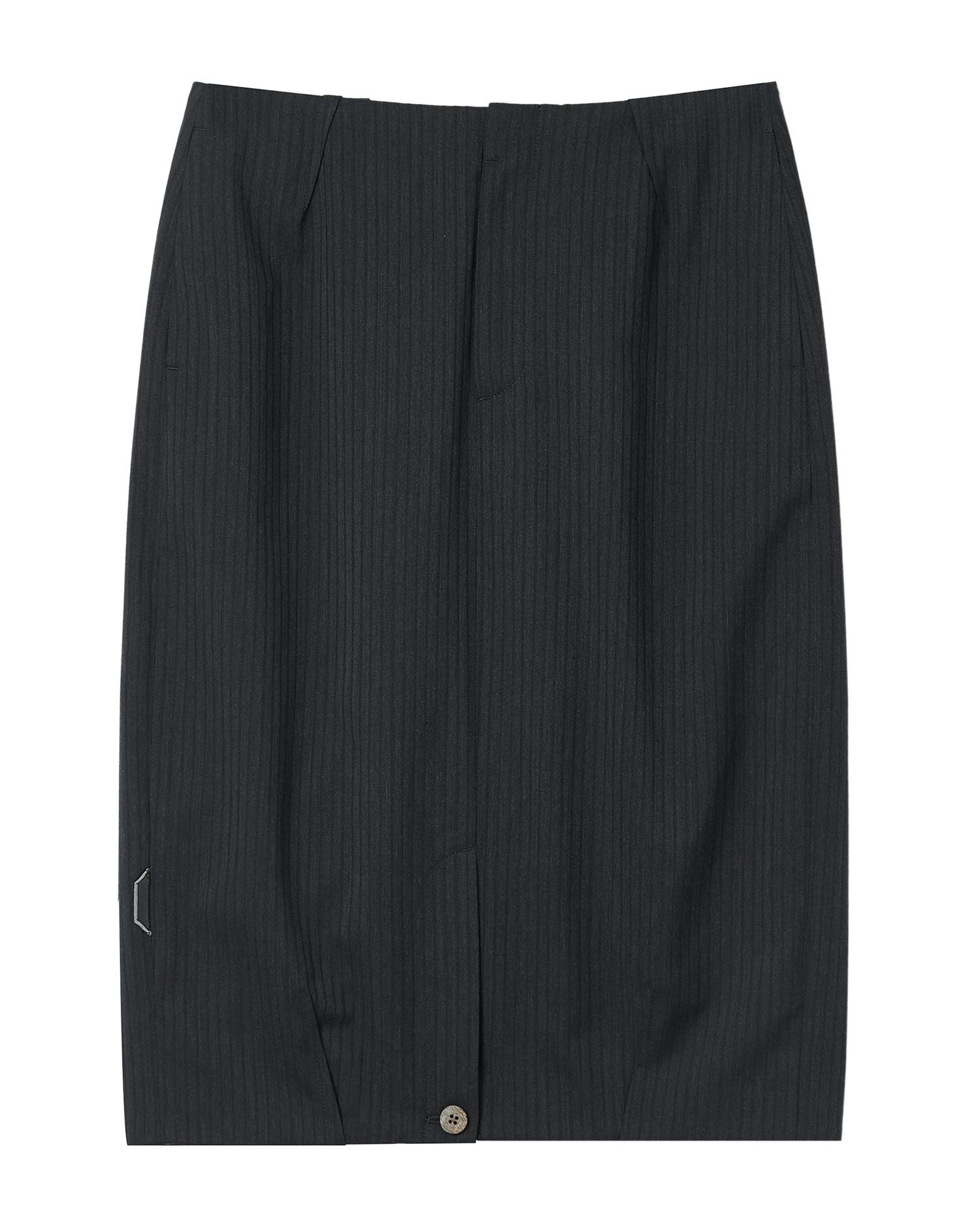 Pinstripe midi skirt by ADER ERROR