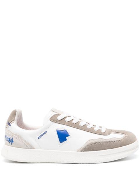 Raff logo-embroidered leather sneakers by ADER ERROR