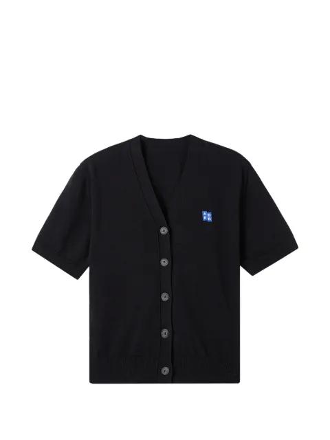 Sig; BL Tag short-sleeve buttoned cardigan by ADER ERROR