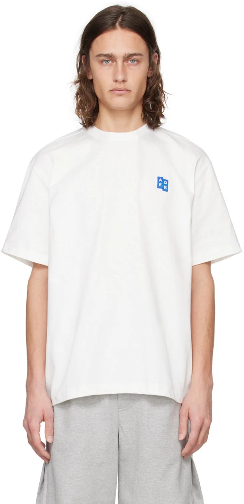White Significant Patch T-Shirt by ADER ERROR