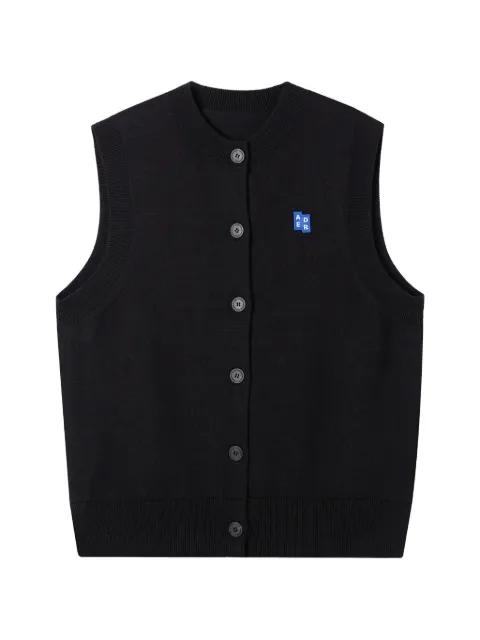 button embroidered vest by ADER ERROR