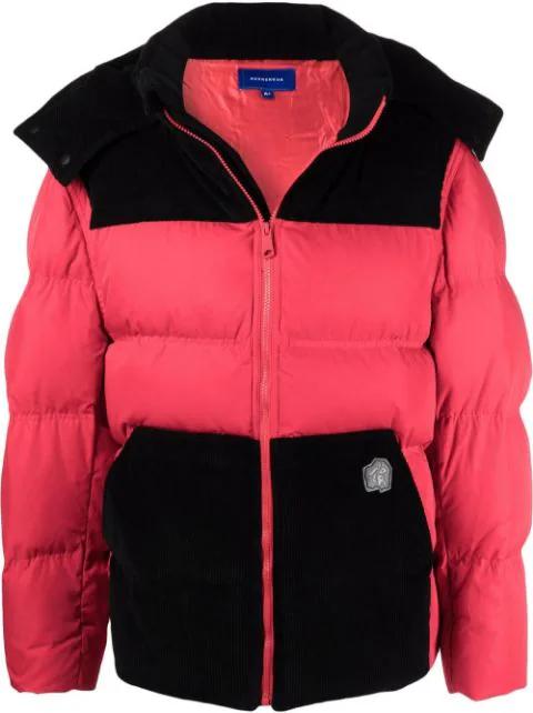 colour-block panelled padded jacket by ADER ERROR