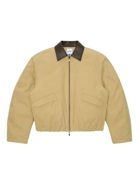 contrast-collar long-sleeve jacket by ADER ERROR