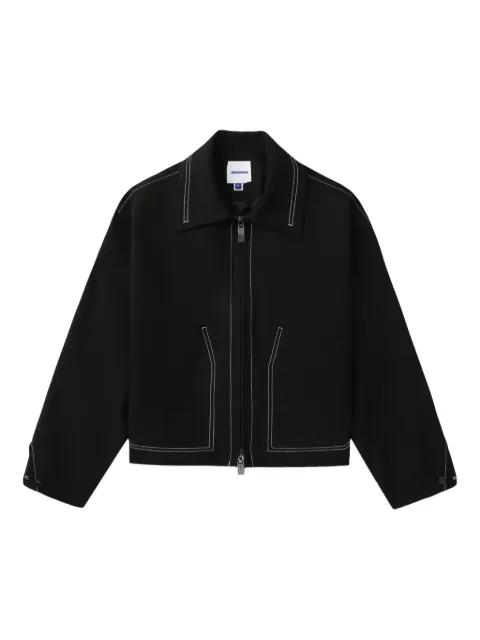 contrast-stitch zip-up jacket by ADER ERROR