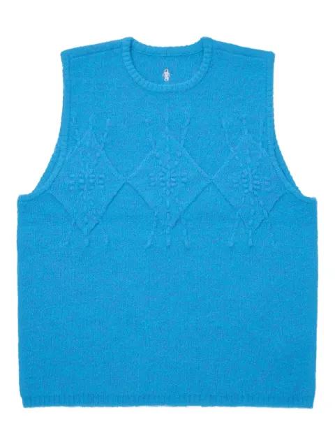 crew-neck knitted vest by ADER ERROR